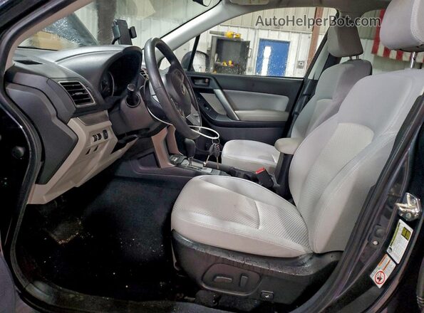 JF2SJAEC1JH422149 2018 SUBARU FORESTER 2.5 Угольный Вид салона спереди