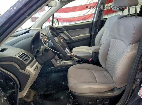 JF2SJAEC2JH545524 2018 SUBARU FORESTER 2.5 Серый Вид салона спереди