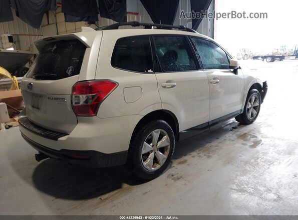 JF2SJAHC1GH433754 2016 SUBARU FORESTER 2.5 Белый Задняя правая четверть