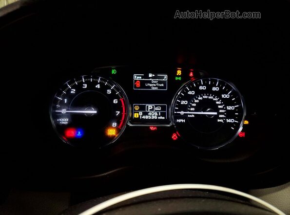 JF2SJAJC1HH411930 2017 SUBARU FORESTER 2.5 Green Widok zestawu wskaźników