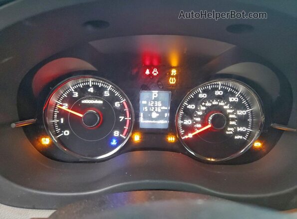 JF2SJAVC3GH417625 2016 SUBARU FORESTER 2.5I TO Green ხელსაწყოთა პანელის ხედი