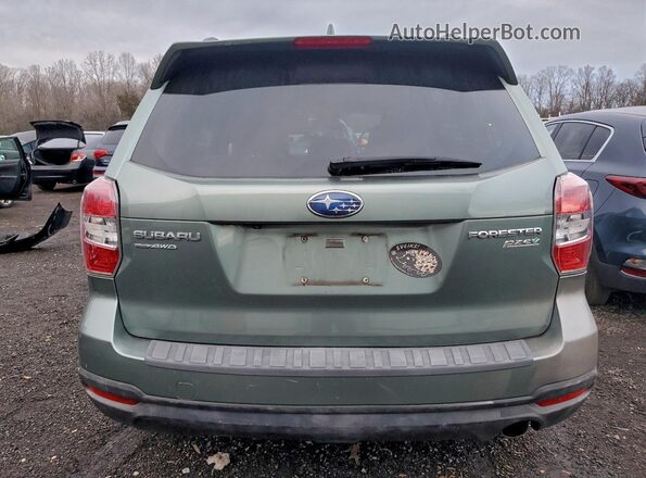 JF2SJAVC3GH417625 2016 SUBARU FORESTER 2.5I TO Green უკანა ხედი