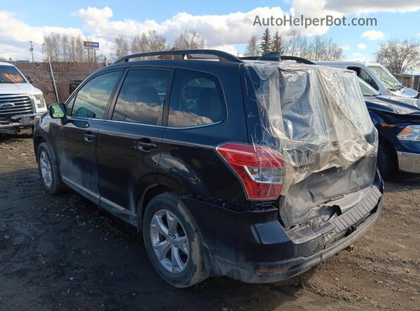 JF2SJAVC7GH549884 2016 SUBARU FORESTER 2.5I TO Black უკანა მარცხენა