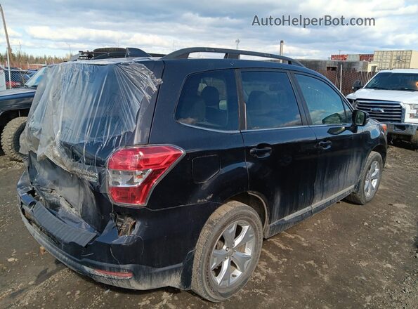 JF2SJAVC7GH549884 2016 SUBARU FORESTER 2.5I TO Black უკანა მარჯვენა