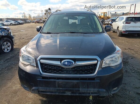 JF2SJAVC7GH549884 2016 SUBARU FORESTER 2.5I TO Black წინა ხედი