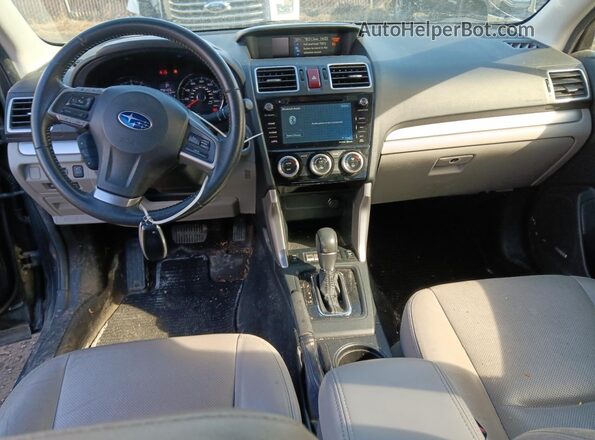 JF2SJAVC7GH549884 2016 SUBARU FORESTER 2.5I TO Black წინა პანელის ხედი