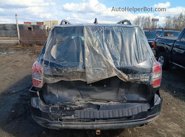 JF2SJAVC7GH549884 2016 SUBARU FORESTER 2.5I TO Black უკანა ხედი