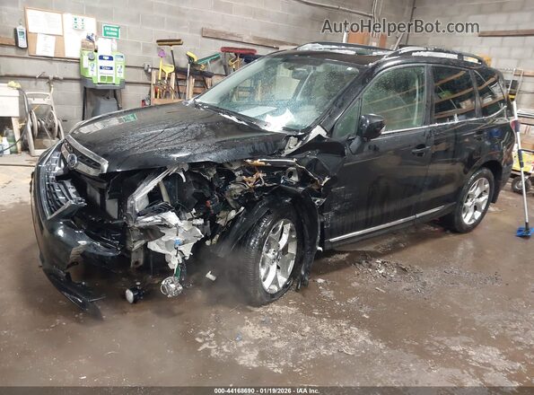 JF2SJAWC2HH809995 2017 SUBARU FORESTER 2.5I TO Черный Передняя левая четверть