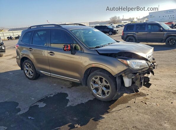 JF2SJAWC7HH434556 2017 SUBARU FORESTER 2.5I TO Brown Передня права чверть