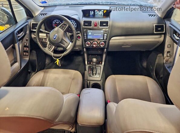 JF2SJAXC0GH411245 2016 SUBARU FORESTER 2.5I TO Black Вид панелі приладів