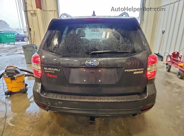 JF2SJAXC0GH411245 2016 SUBARU FORESTER 2.5I TO Black Вид ззаду