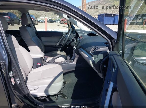 JF2SJAXC4GH564503 2016 SUBARU FORESTER 2.5I TO Gray წინა სალონის ხედი
