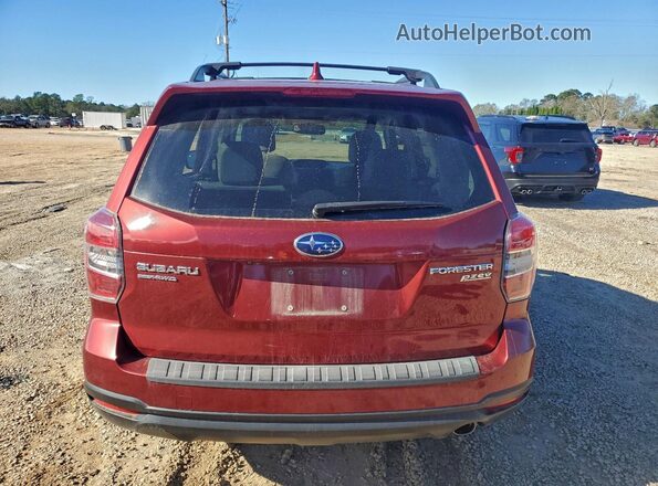 JF2SJAXC8GH456546 2016 SUBARU FORESTER 2.5I TO Red უკანა ხედი