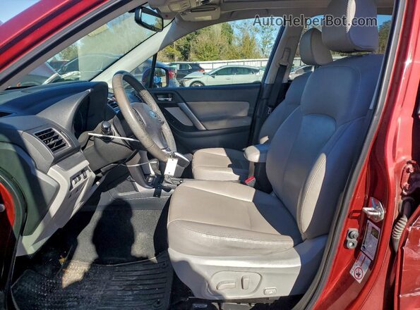 JF2SJAXC8GH456546 2016 SUBARU FORESTER 2.5I TO Red წინა სალონის ხედი