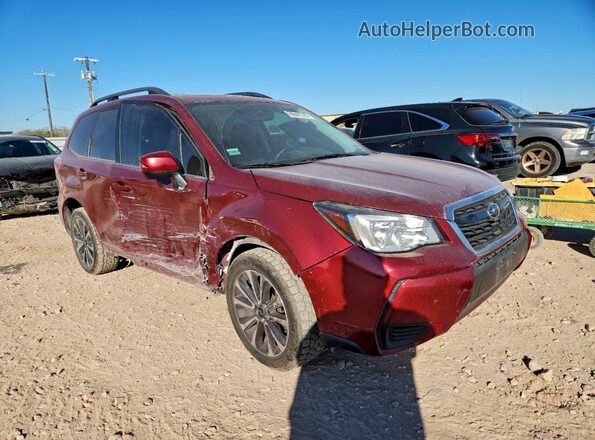 JF2SJGEC8JH446676 2018 SUBARU FORESTER2. Maroon Delantero derecho