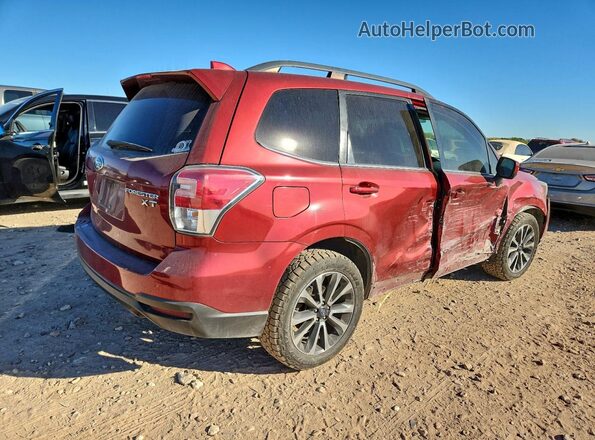 JF2SJGEC8JH446676 2018 SUBARU FORESTER2. Maroon Trasero derecho