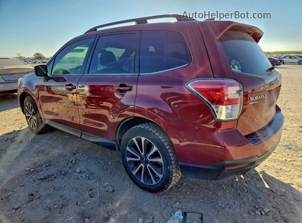 JF2SJGEC8JH446676 2018 SUBARU FORESTER2. Maroon Trasero izquierdo