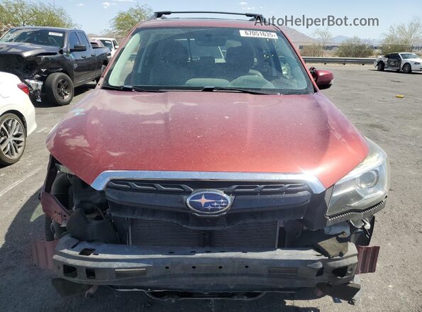 JF2SJGTC6HH411955 2017 SUBARU FORESTER2. Red Вид спереду