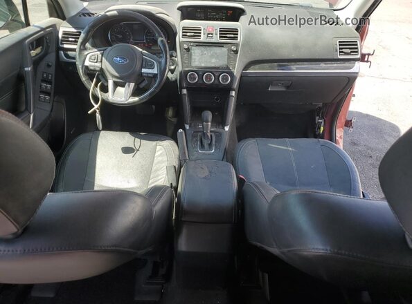 JF2SJGTC6HH411955 2017 SUBARU FORESTER2. Red Вид панелі приладів