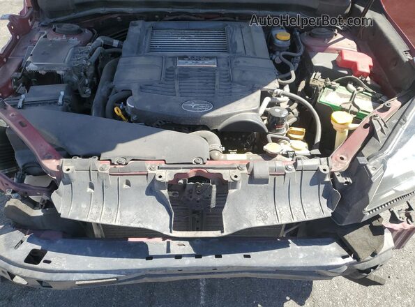 JF2SJGTC6HH411955 2017 SUBARU FORESTER2. Red Вид підкапотного простору