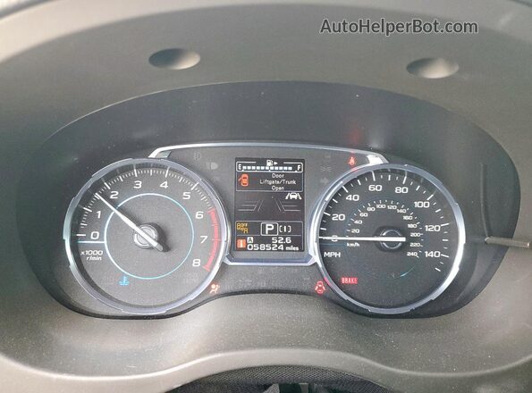 JF2SJGWC0JH554756 2018 SUBARU FORESTER2. Серебряный Вид щитка приборов