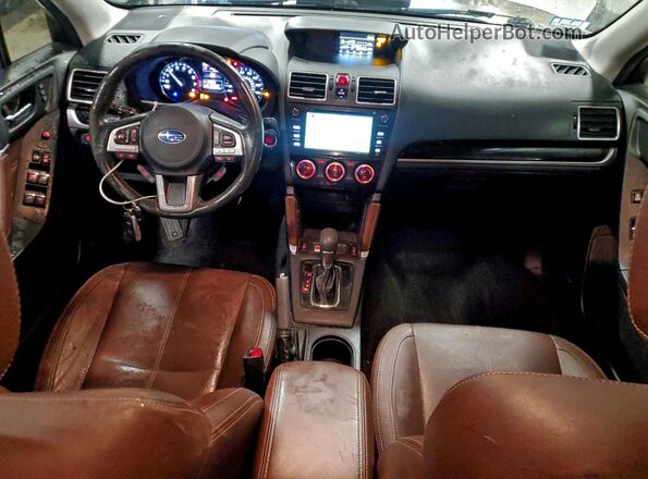JF2SJGWC6JH432452 2018 SUBARU FORESTER2. White Dashboard view