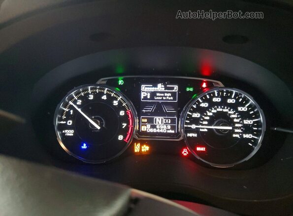 JF2SJGWC8JH446174 2018 SUBARU FORESTER2. Charcoal Instrument cluster view