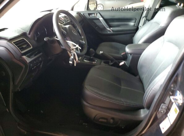 JF2SJGWC8JH446174 2018 SUBARU FORESTER2. Charcoal Front interior view