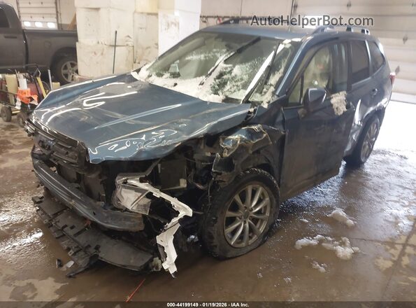 JF2SKADC7NH462773 2022 SUBARU FORESTER Blue Передня ліва чверть