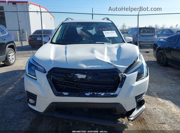 JF2SKAEC3NH423239 2022 SUBARU FORESTER White Вид щитка приладів