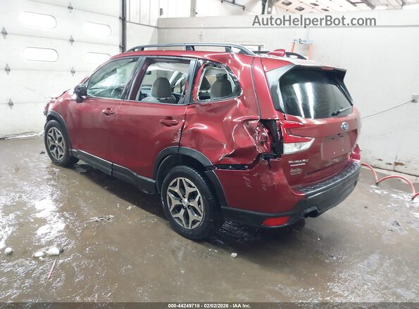 JF2SKAEC5NH404031 2022 SUBARU FORESTER Red Tył lewy