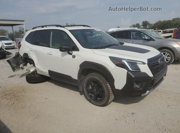 JF2SKAJC1RH530091 2024 SUBARU FORESTER White წინა მარჯვენა