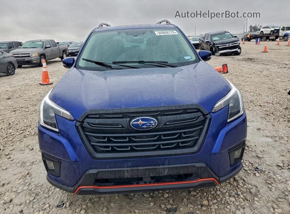 JF2SKAJC4PH449518 2023 SUBARU FORESTER Blue Front view