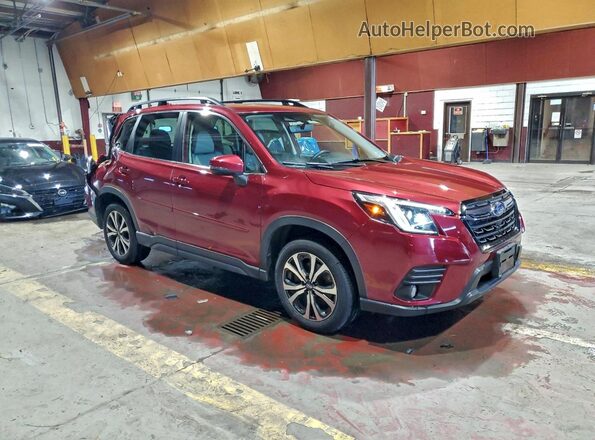 JF2SKAPC9NH517588 2022 SUBARU FORESTER Red Front right