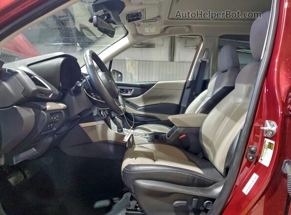JF2SKAPC9NH517588 2022 SUBARU FORESTER Red Front interior view