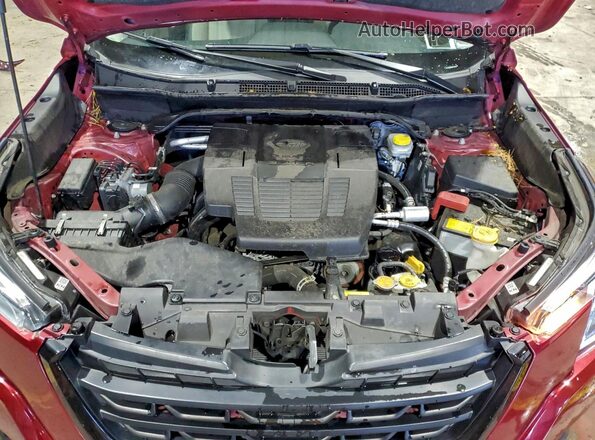 JF2SKAPC9NH517588 2022 SUBARU FORESTER Red Engine compartment view