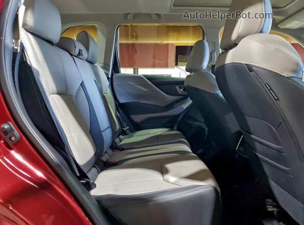 JF2SKAPC9NH517588 2022 SUBARU FORESTER Red Rear interior view