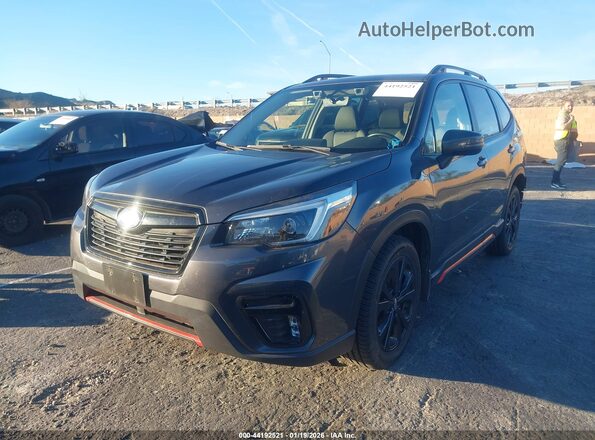 JF2SKARC3MH542627 2021 SUBARU FORESTER Black Front left