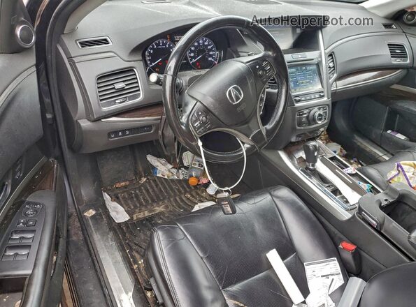 JH4KC1F51GC000749 2016 ACURA RLX Gray Vista del salpicadero