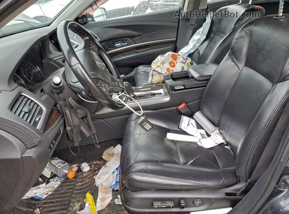 JH4KC1F51GC000749 2016 ACURA RLX Gray Vista interior delantera