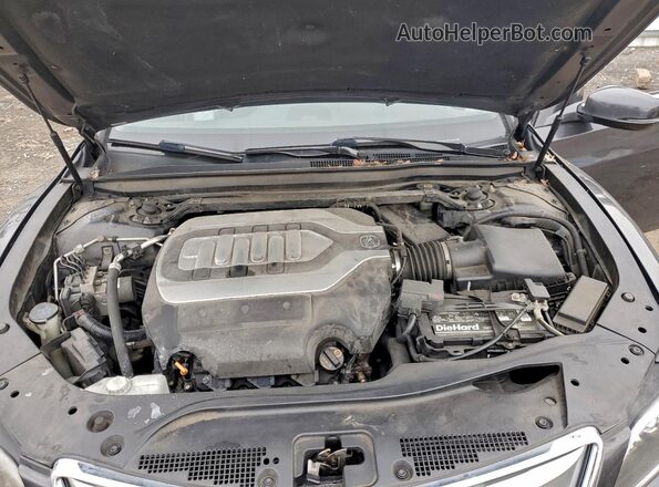 JH4KC1F51GC000749 2016 ACURA RLX Gray Vista interior trasera