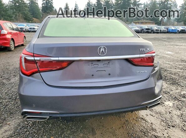 JH4KC1F57JC000374 2018 ACURA RLX Gray Rear view
