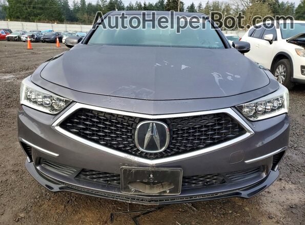 JH4KC1F57JC000374 2018 ACURA RLX Gray Front view
