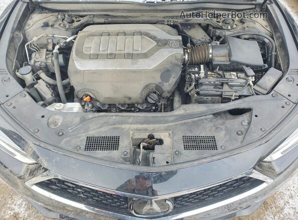 JH4KC1F58JC000741 2018 ACURA RLX Black Вид підкапотного простору