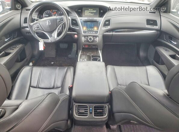 JH4KC1F58JC000741 2018 ACURA RLX Black Вид щитка приладів
