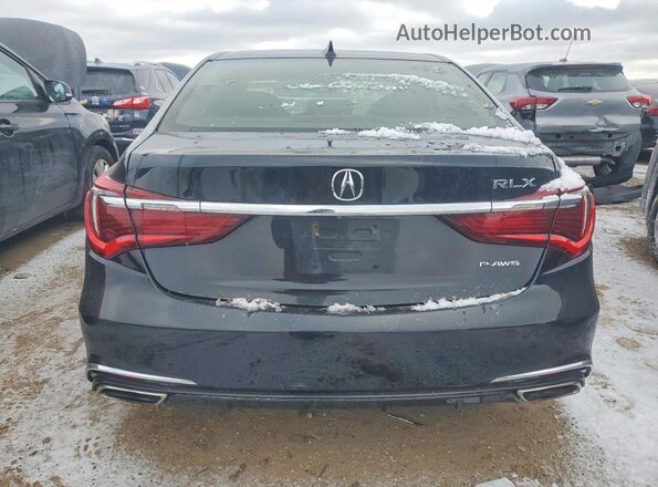 JH4KC1F58JC000741 2018 ACURA RLX Black Вид салону спереду