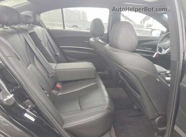 JH4KC1F58JC000741 2018 ACURA RLX Black Вид задньої частини салону