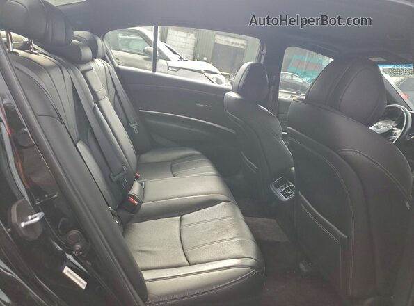 JH4KC1F58JC001503 2018 ACURA RLX Black უკანა სავარძლების ხედი