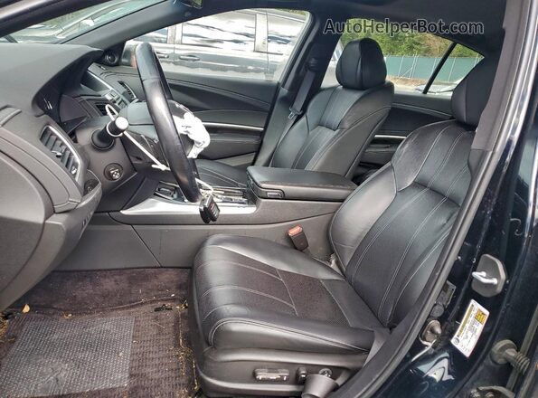 JH4KC1F58JC001503 2018 ACURA RLX Black წინა სალონის ხედი