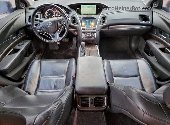 JH4KC1F59GC001700 2016 ACURA RLX Gray Вид панелі приладів